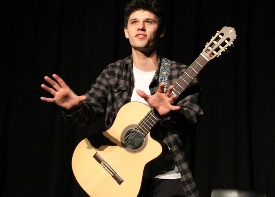 Former TAS student William Nash captivating the OnStage crowd in one of six performances . Picture supplied 