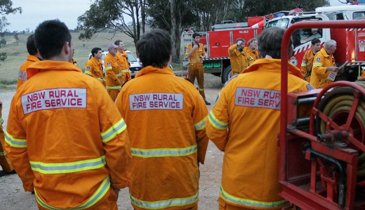 NSW Rural Fire Service volunteers. Picture file