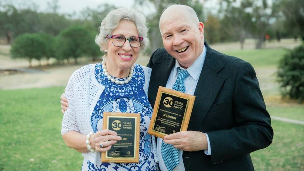 Doctors Di Coote and Clem Gordon have been awarded with Medals of the Order of Australia (OAM) as part of the 2023 King's Birthday Honours List. Picture supplied