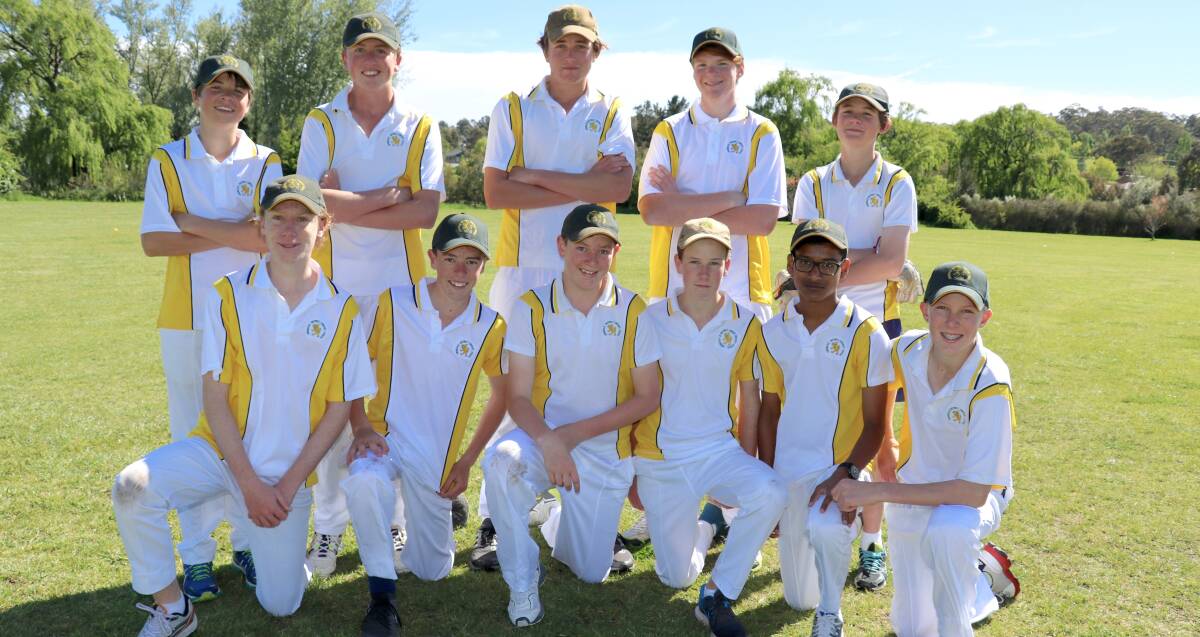 TIGHT FINISH: Armidale's under 16's representative cricket side left it late to secure a win over Inverell at Lambert Park on Sunday. 