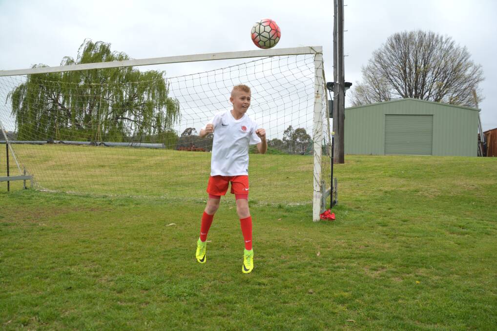 HEADING OVERSEAS: Young soccer star Cooper Heagney will travel to the United Kingdom with an elite academy to develop his skills in the game. 
