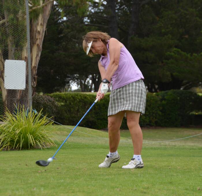 WINNER: Armidale's Amanda Carr was victorious in the 4BBB mixed stroke event at the Veterans' Week of Golf at the Tenterfield Golf Club.