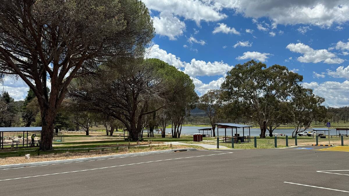The upgraded Dumaresq Dam reserve will open to the public on Saturday in time for the holidays. Picture supplied. 