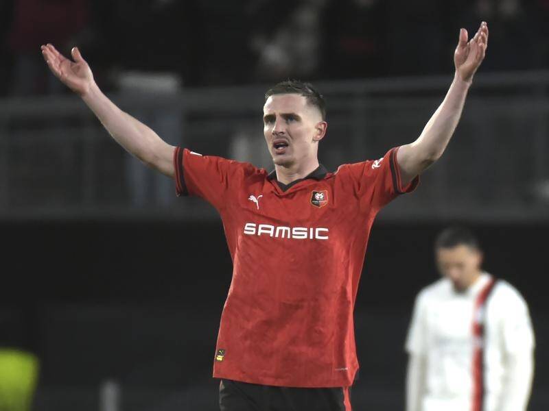 Benjamin Bourigeaud scored twice as Rennes won through to the Coupe de France last four. (AP PHOTO)