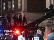 New York police have taken pro-Palestinian protesters occupying Columbia University into custody. (AP PHOTO)