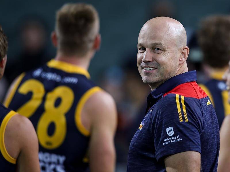 Matthew Nicks says talks to extend his tenure as Adelaide coach won't drag through the AFL season. (Matt Turner/AAP PHOTOS)