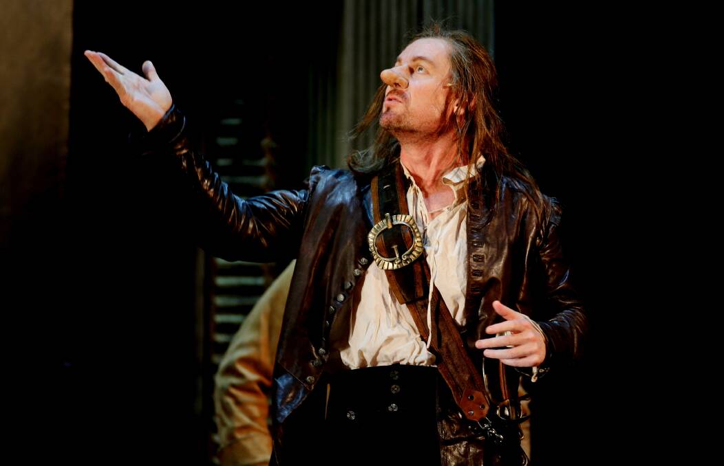 Nosy business: Richard Roxburgh playing the silver-tongued Cyrano de Bergerac. The variety of our lives includes setbacks and tragedies and those events provide learning opportunities. 